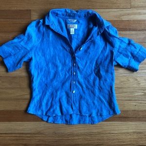 Talbot size 10 chambray top